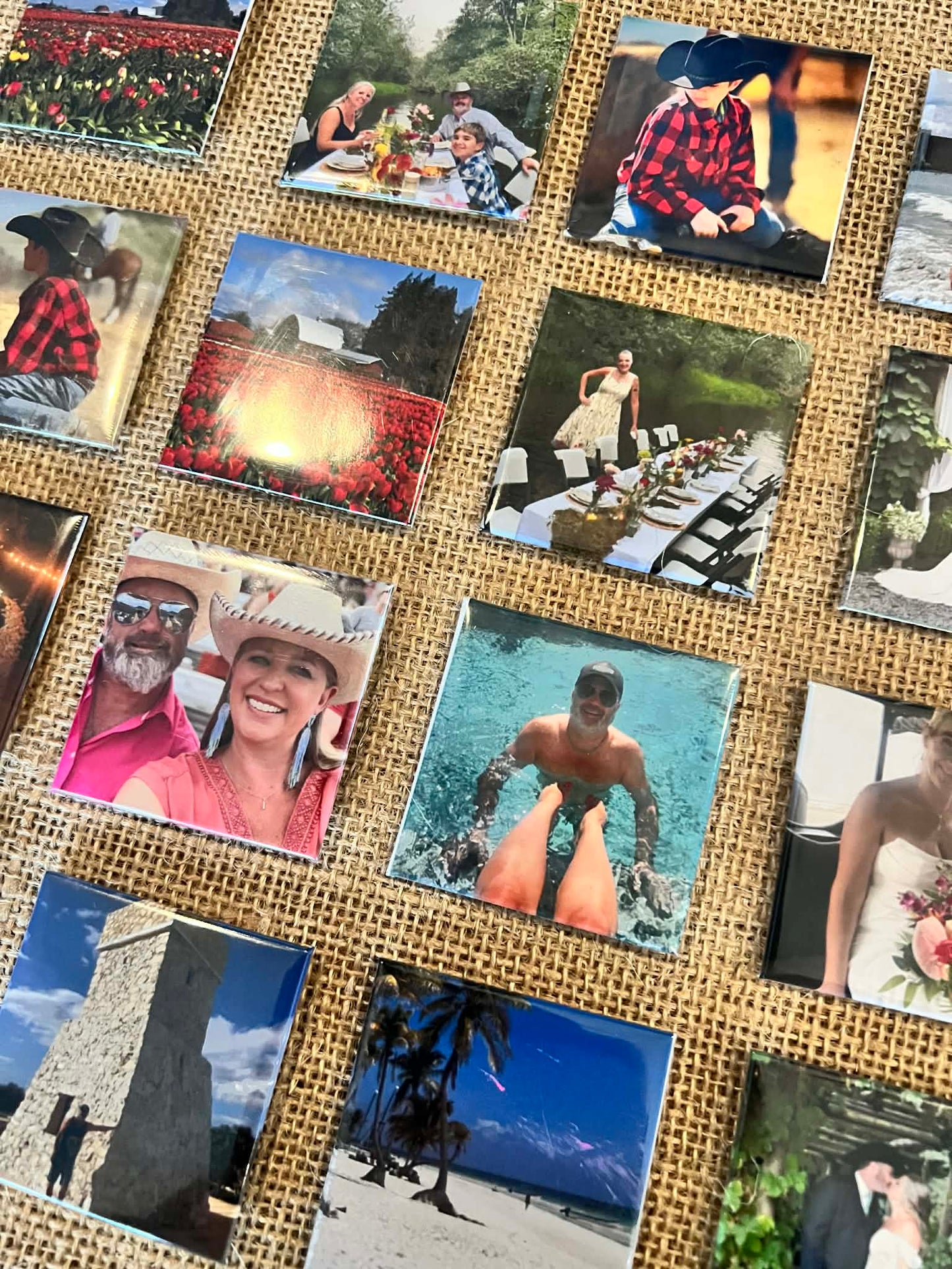 2.5"x 2.5" Photo Magnets set of 50