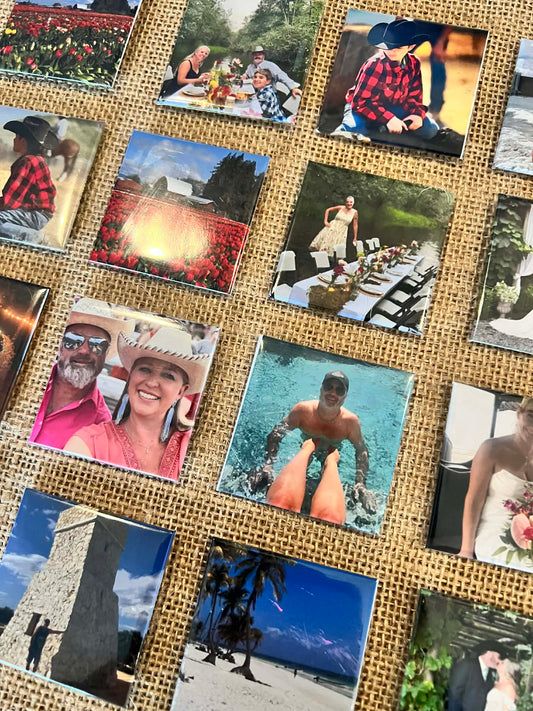 2.5"x 2.5" Photo Magnets set of 50