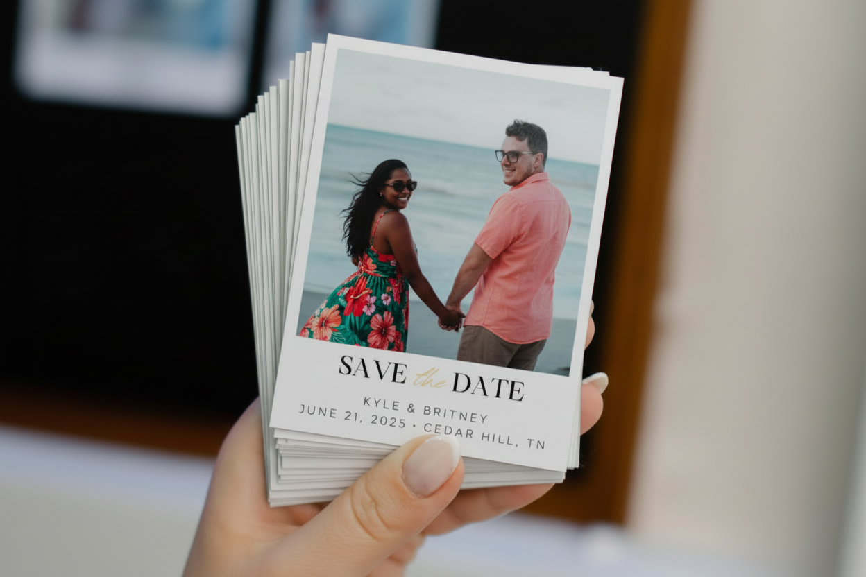 Save the Date Wedding Photo Magnets